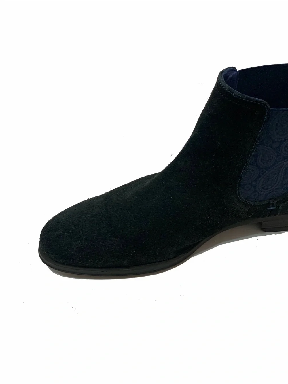 10.5 / Ted Baker Men's Black Suede Chelsea Boots
